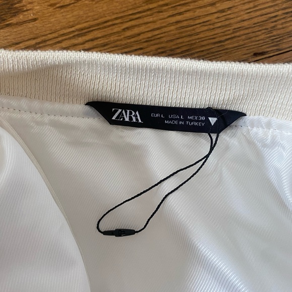 Zara white bomber coat - Picture 2 of 3
